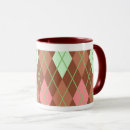 Search for pink argyle mugs Plaid