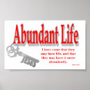 Search for abundant life posters Scripture