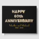 Search for anniversary guest books 60th