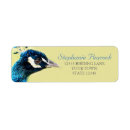 Search for peacock return address labels Wildlife