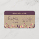 Search for client referral cards Hair stylist