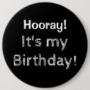 Search for my birthday badges Black