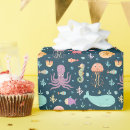 Search for swimming wrapping paper Under the sea