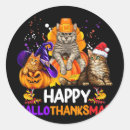 Search for thanksgiving cat stickers Funny christmas