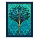 Search for deco peacock art Fan