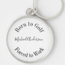 Search for golf balls key rings Black and white