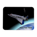Search for shuttle magnets Space