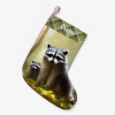 Search for raccoon christmas stockings Forest animals