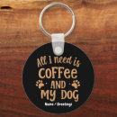 Search for i need coffee key rings Dog