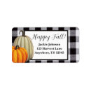 Search for autumn harvest return address labels Thanksgiving