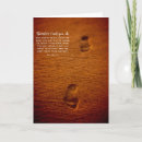 Search for footprints in the sand cards Christian
