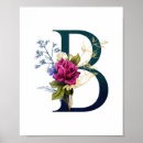 Search for letter b posters Floral