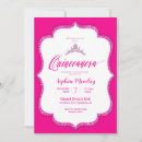 Search for hot pink quinceanera invitations Tiara