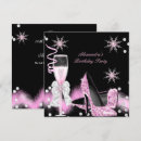 Search for high heel birthday invitations Elegant birthday party