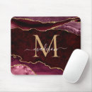 Search for red mousepads monogrammed