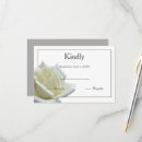 Search for white roses rsvp cards Classic