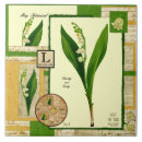 Search for lily of the valley tiles Vintage