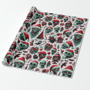 Search for creepy christmas wrapping paper Candy cane