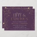 Search for fifty and fabulous invitations Elegant