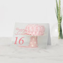 Search for pink cake birthday cards Sweet sixteen