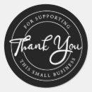 Search for thanks for your support stickers Promotional