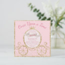 Search for carriage baby shower invitations Once upon a time