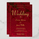 Search for red christmas wedding invitations Winter