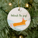 Search for weiner dog christmas tree decorations Doxie