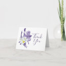 Search for purple iris cards Elegant