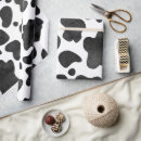 Search for cow spots wrapping paper Black and white