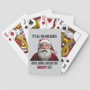 Search for santa claus playing cards Festive