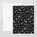 Search for animal skeletons postcards Black and white
