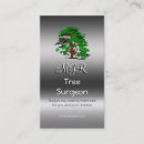 Search for tree surgeon business cards Arborist