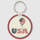 Search for patriotism key rings Red white and blue