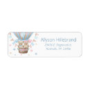 Search for boy girl twins return address labels Watercolor