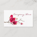 Search for magnolia flower business cards Blossom