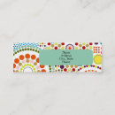 Search for circle business cards Green