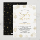 Search for gold couples shower invitations Stylish