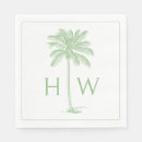 Search for palm tree napkins Beach