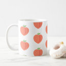 Search for peach fruit mugs Pattern