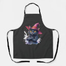Search for black witch aprons Kitten