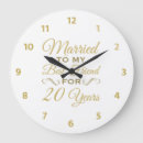 Search for 20th anniversary clocks Elegant