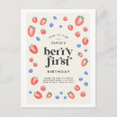 Search for strawberry birthday cards Berry first