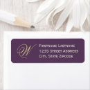 Search for plum return address labels Script
