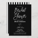 Search for silver white bridal shower invitations Glam