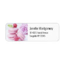 Search for french macaron return address labels Macaroon