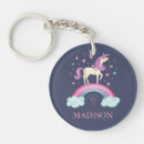 Search for rainbow unicorn key rings Girly