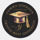 Search for monogram graduation stickers High school