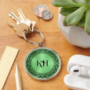 Search for metallic green key rings Elegant