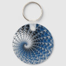 Search for spiral fractal key rings Swirls